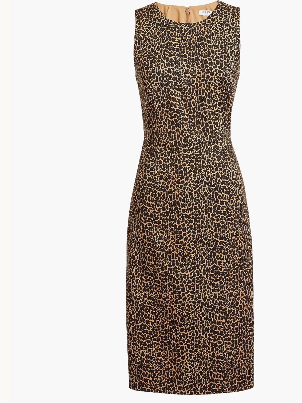 J. Crew Leopard Print Midi Dress